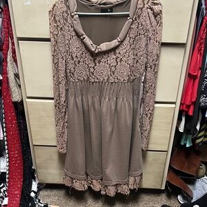 Elegant Lace Long Sleeve Dress